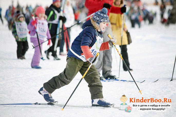 Польза лыж для детей